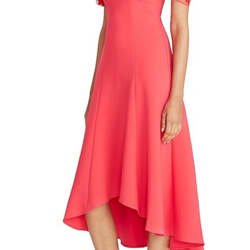 Theia Reilly high low A line hot pink - Picture 5 of 6